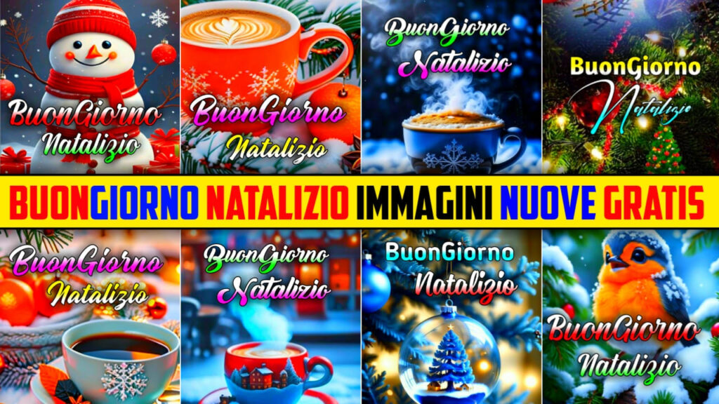 Buonagiorno Natalizio Immagini Nuove Gratis