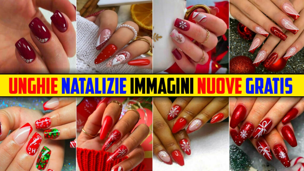 Unghie Natalizie 2023 Immagini, Semplici, Eleganti Nuove Gratis