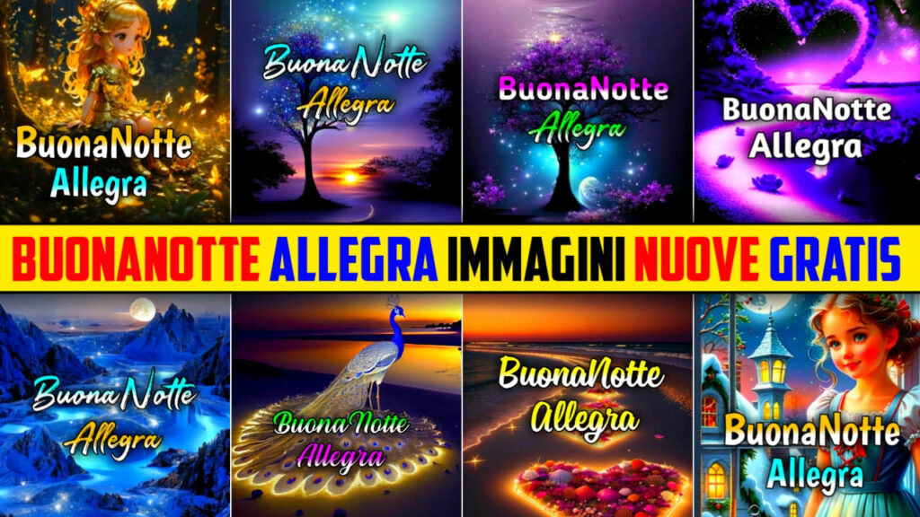 Buonanotte Allegra Immagini, Gif, Fotos Nuove Gratis 2024