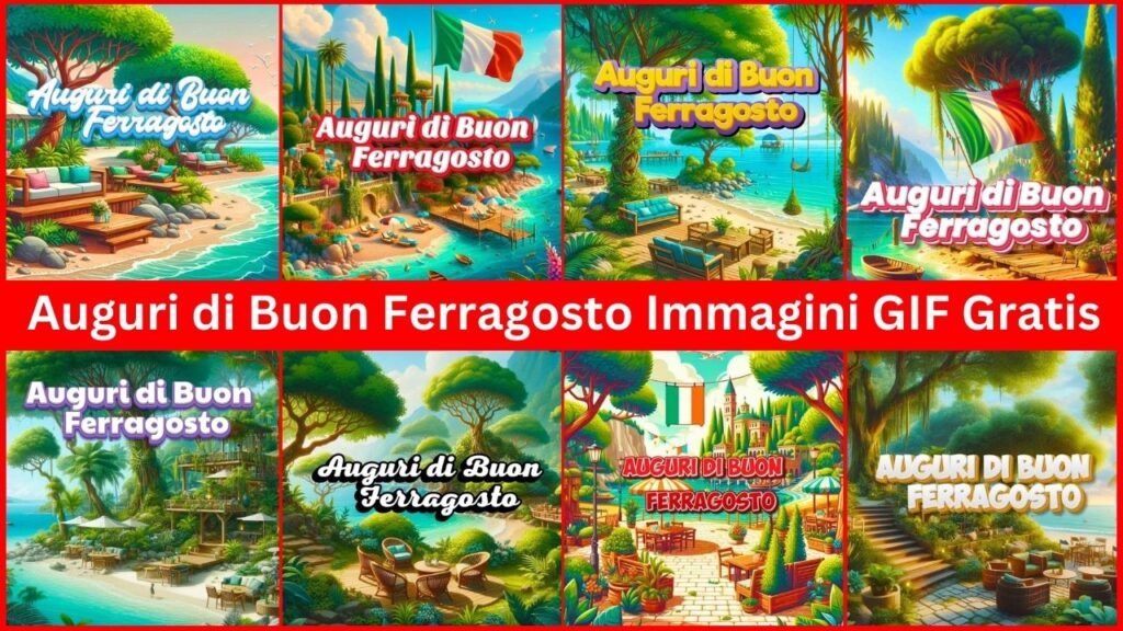 [2000+] Auguri di Buon Ferragosto Immagini GIF Nuove Gratis 2024